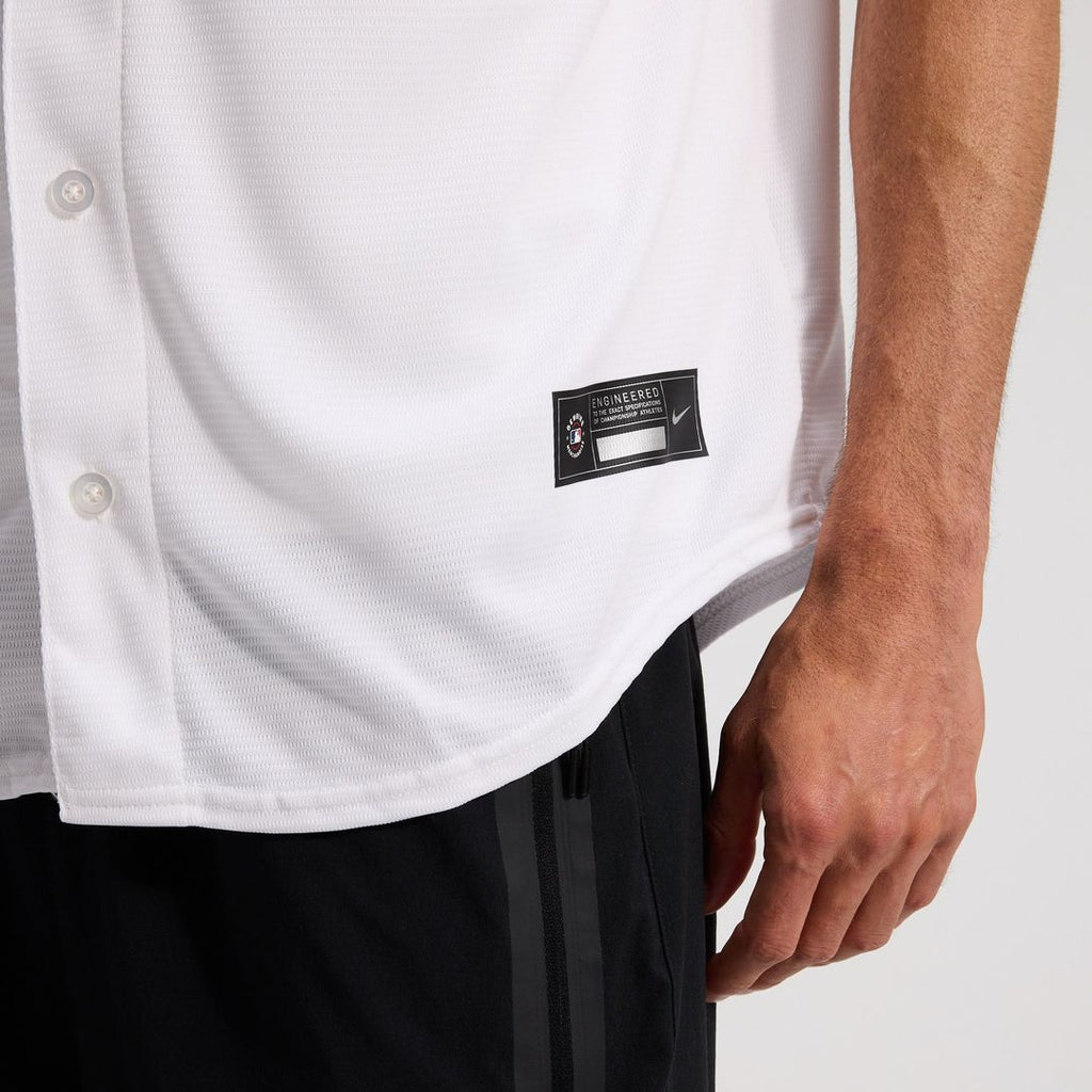 Men's Athletics White Home Replica MLB Baseball Jersey - view 8
