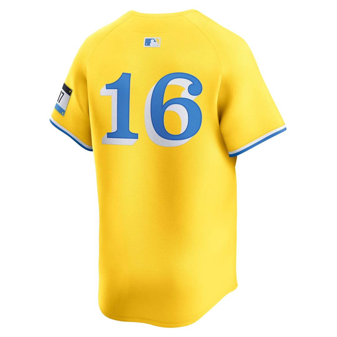 Men's Boston Red Sox Jarren Duran Gold Alternate Limited MLB Baseball Jersey - view 6