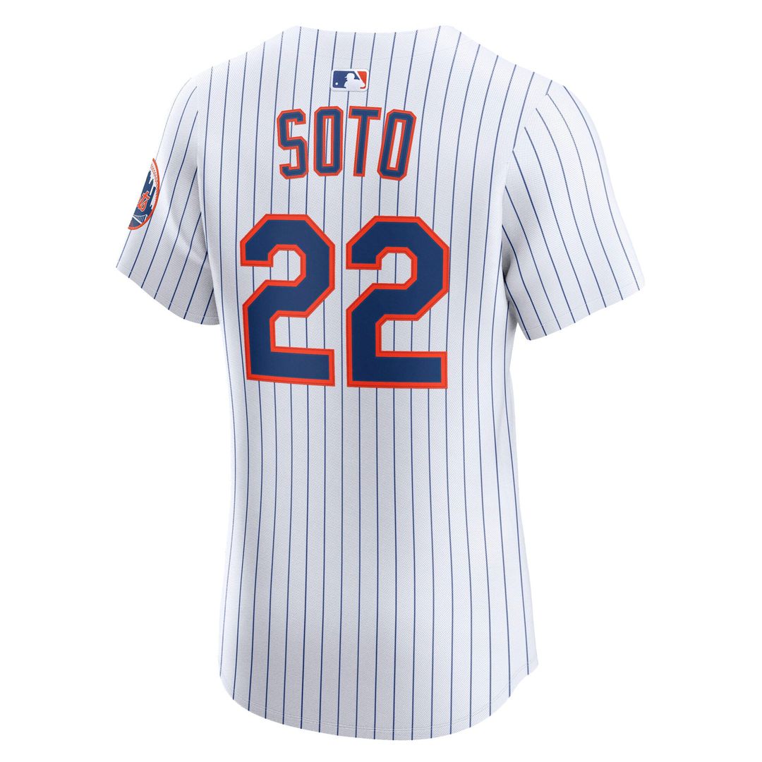 Men's New York Mets Juan Soto White Home Elite MLB Baseball Jersey - view 3
