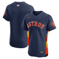 Men's Houston Astros Navy Alternate 2 Elite MLB Baseball Jersey - view 4