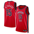 Unisex Jose Alvarado New Orleans Pelicans Statement Edition Swingman NBA Basketball Jersey - Red - view 1