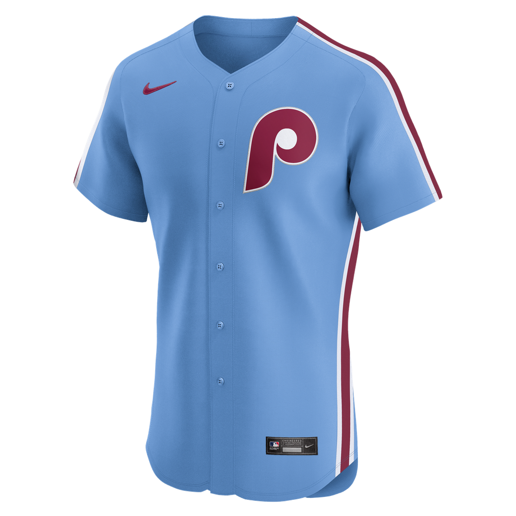 Men's Philadelphia Phillies White Home Elite MLB Baseball Jersey - view 8