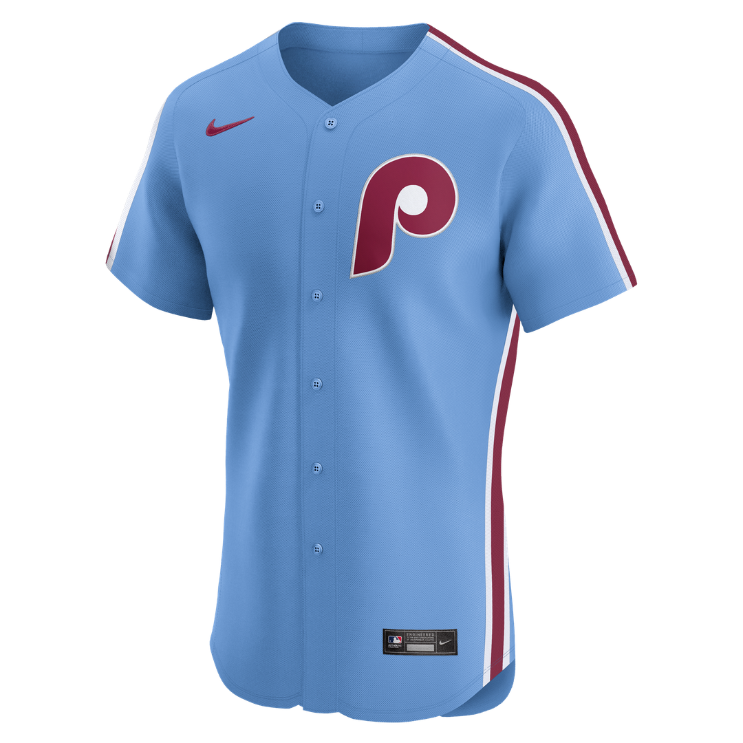 Men's Philadelphia Phillies White Home Elite MLB Baseball Jersey - view 8
