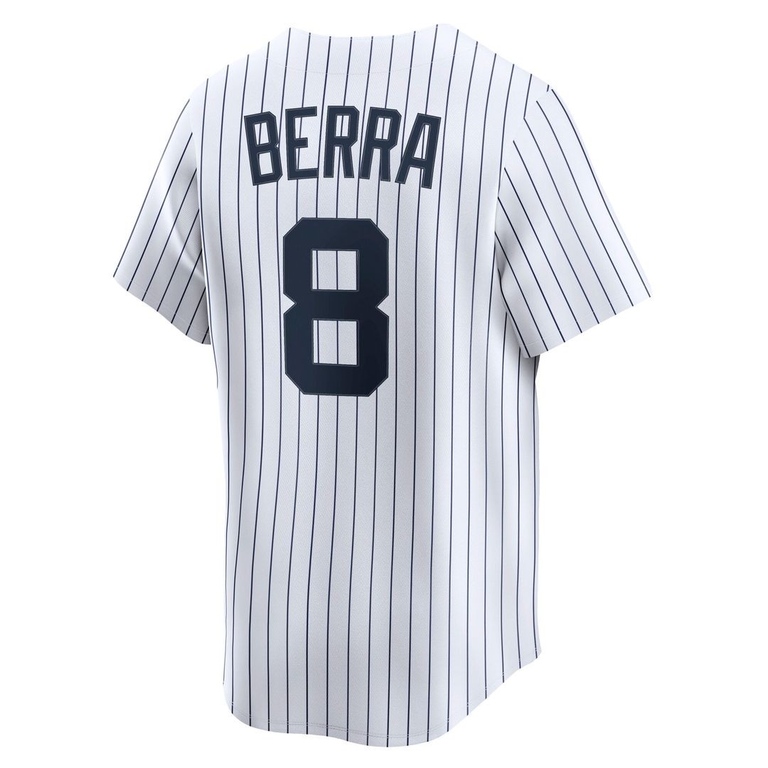 Men's New York Yankees Yogi Berra White Cooperstown Collection Limited MLB Baseball Jersey - view 3