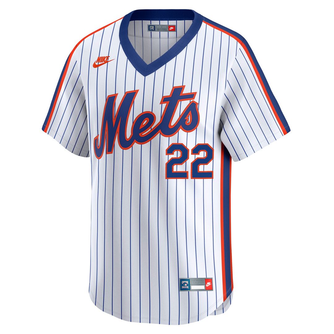 Men's New York Mets Juan Soto White Cooperstown Collection Limited 40th Anniversary MLB Baseball Jersey - view 2