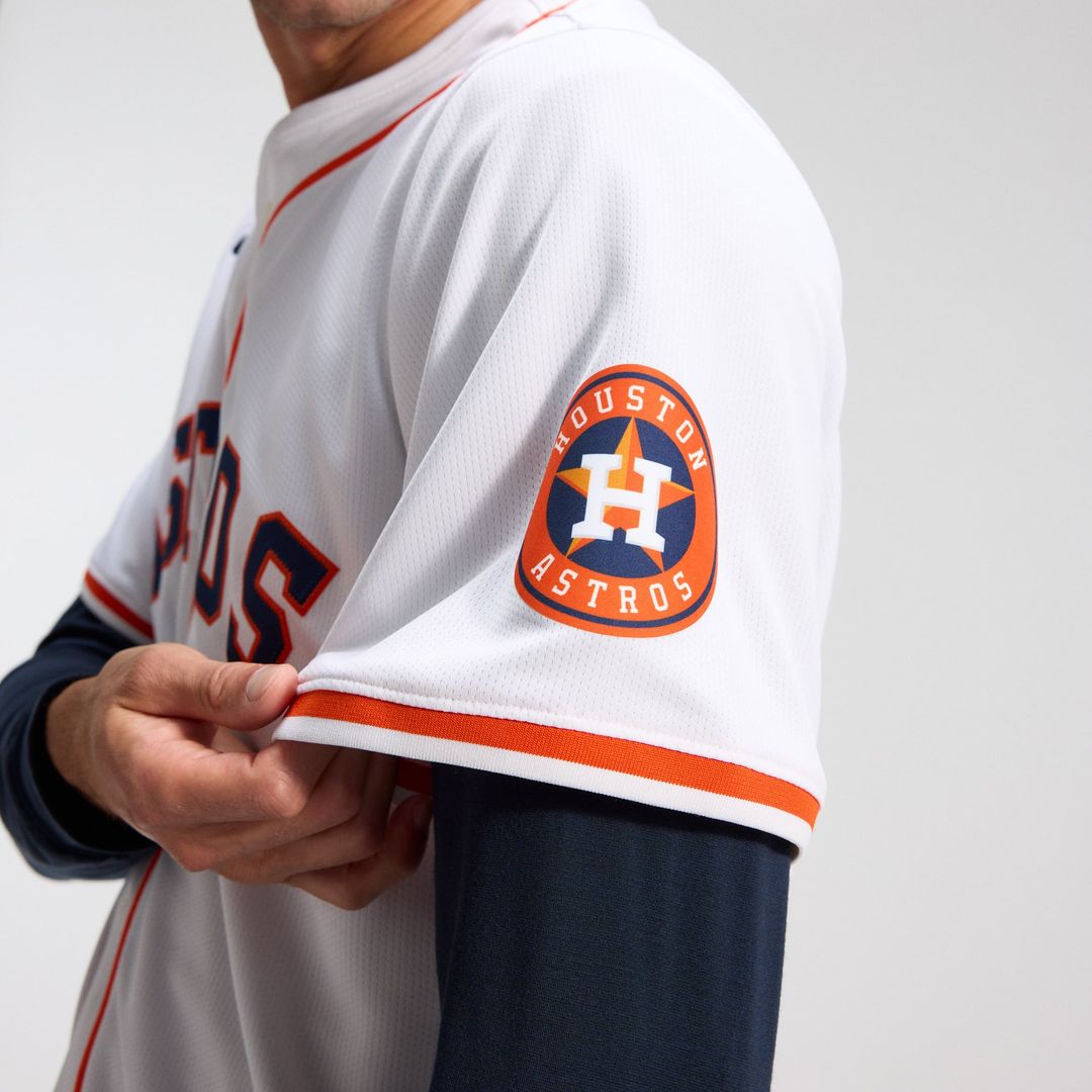 Men's Houston Astros White Home Limited MLB Baseball Jersey - view 9