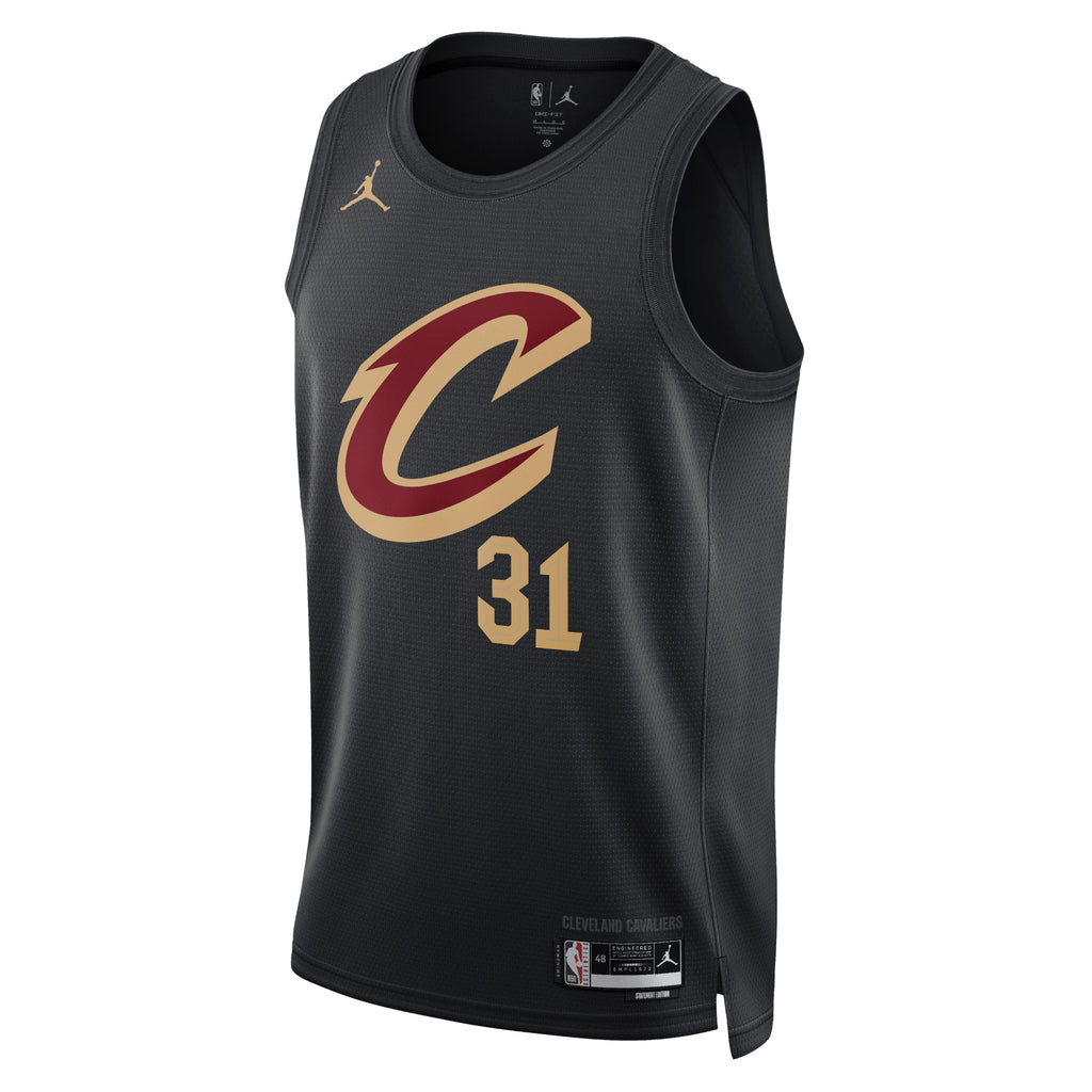 Unisex Jarrett Allen Cleveland Cavaliers Statement Edition Swingman NBA Basketball Jersey - Black - view 2