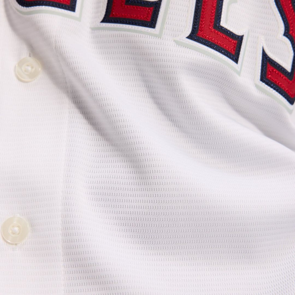 Men's Los Angeles Angels Red Alternate Replica MLB Baseball Jersey - view 17