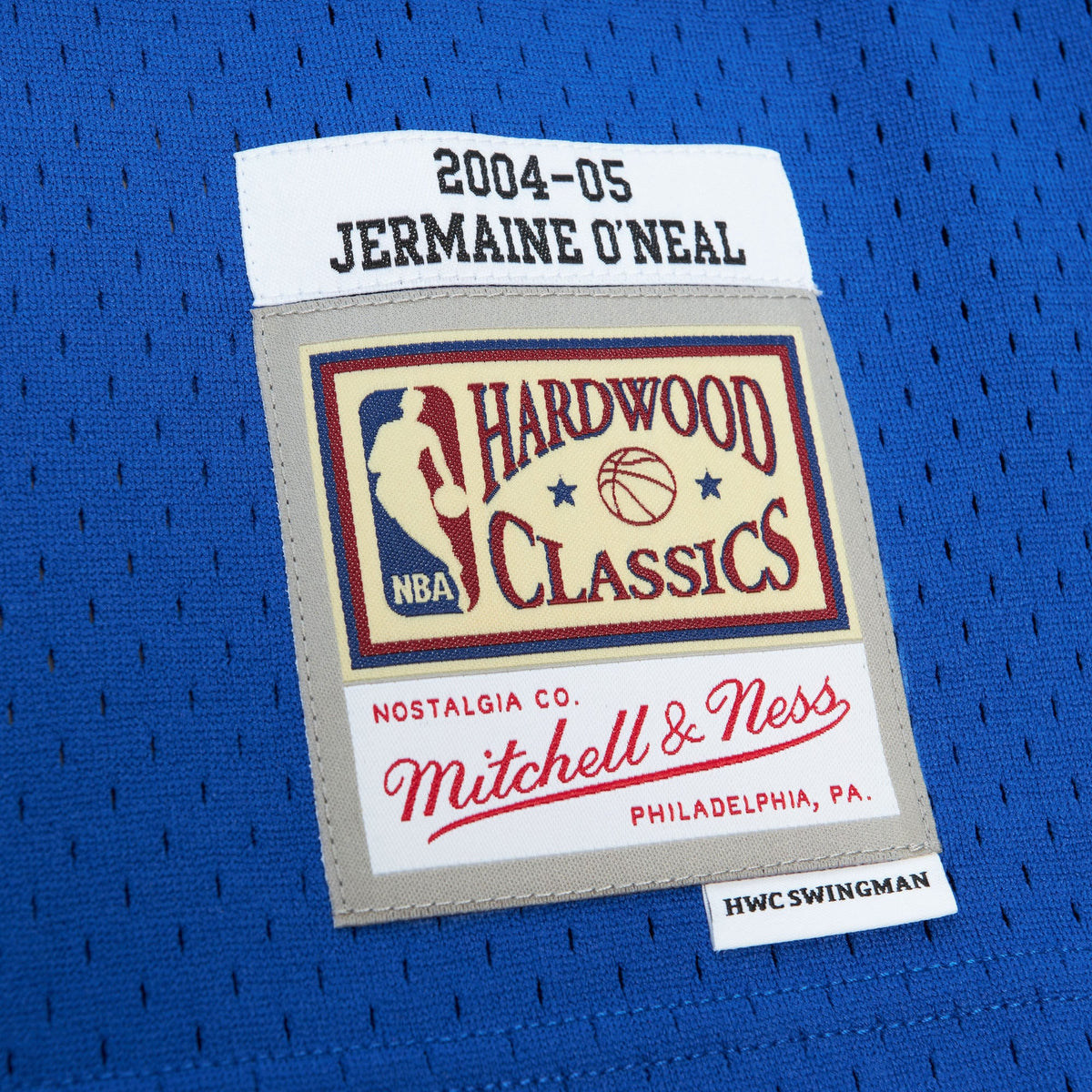 Men's Indiana Pacers Swingman NBA Basketball Jersey Indiana Pacers Jermaine O'Neal 2004 - view 5