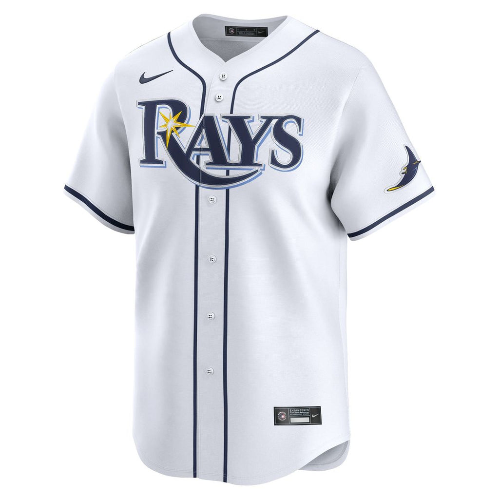 Men's Tampa Bay Rays White Home Limited MLB Baseball Jersey - view 3