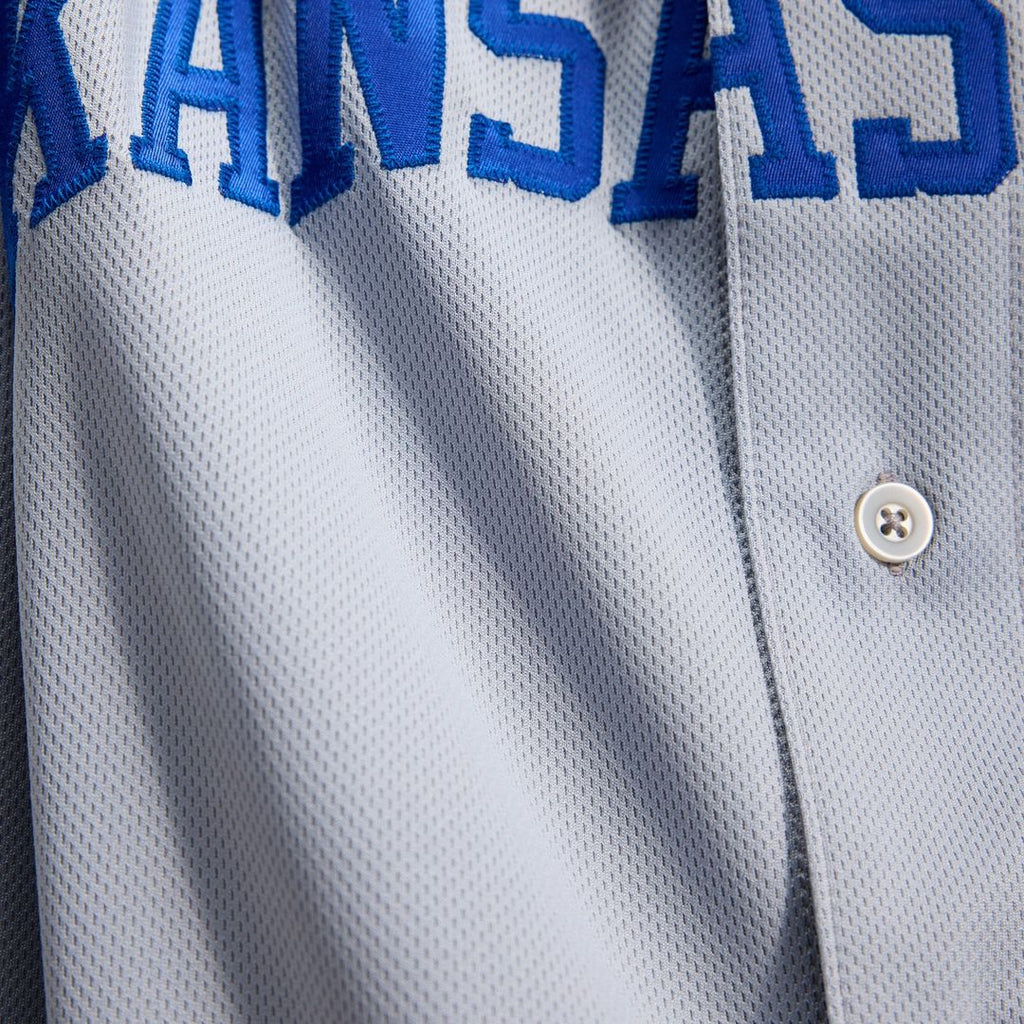 Men's Kansas City Royals Gray 2022 Road MLB Baseball Jersey - view 15