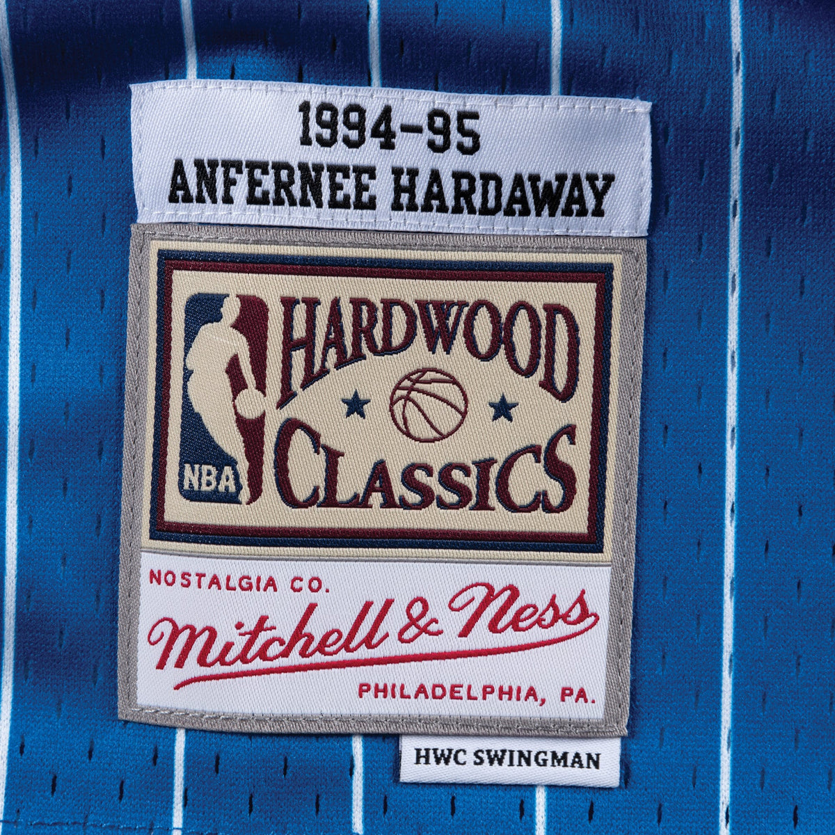 Men's Orlando Magic Swingman NBA Basketball Jersey Road Anfernee Hardaway 1994-95 - view 4