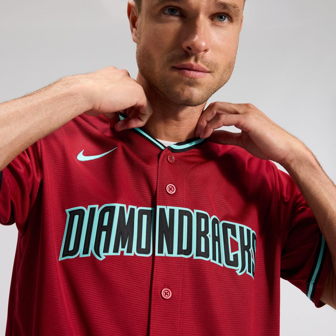 Men's Arizona Diamondbacks Corbin Carroll Crimson Alternate 2 Replica MLB Baseball Jersey - view 11
