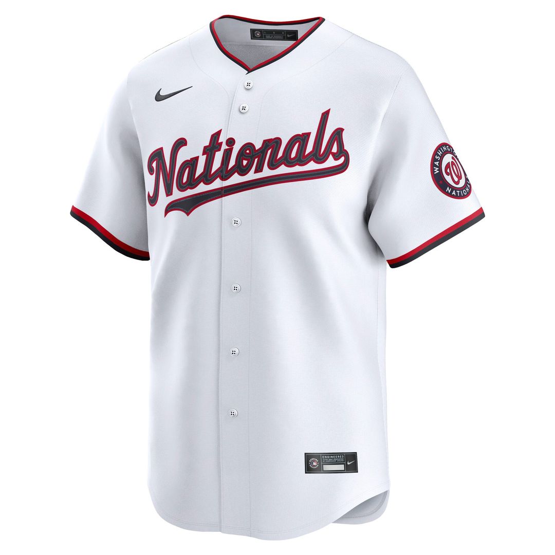Men's Washington Nationals Dylan Crews White Home Limited MLB Baseball Jersey - view 21