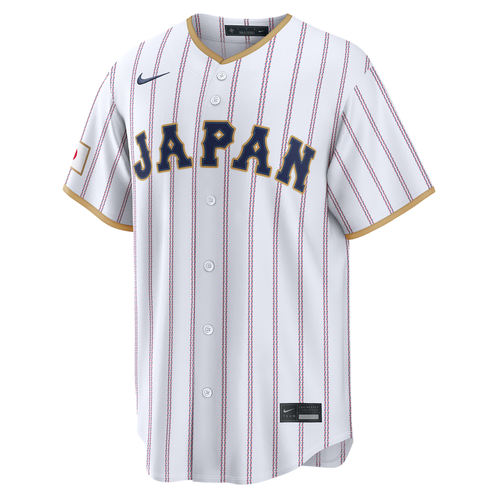 Men's Japan Baseball Shohei Ohtani White 2026 World Baseball Classic Home Stadium MLB Baseball Jersey - view 2