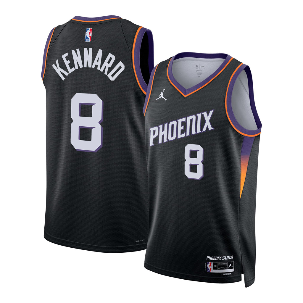 Unisex Luke Kennard Phoenix Suns Statement Edition NBA Basketball Jersey - Black - view 2