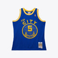 Men's Golden State Warriors Swingman NBA Basketball Jersey 2004 Baron Davis - view 1