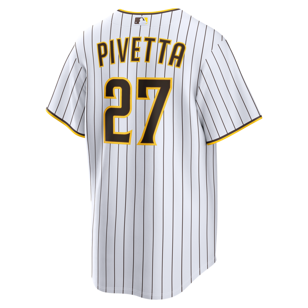 Men's San Diego Padres Nick Pivetta White Home Replica MLB Baseball Jersey - view 3
