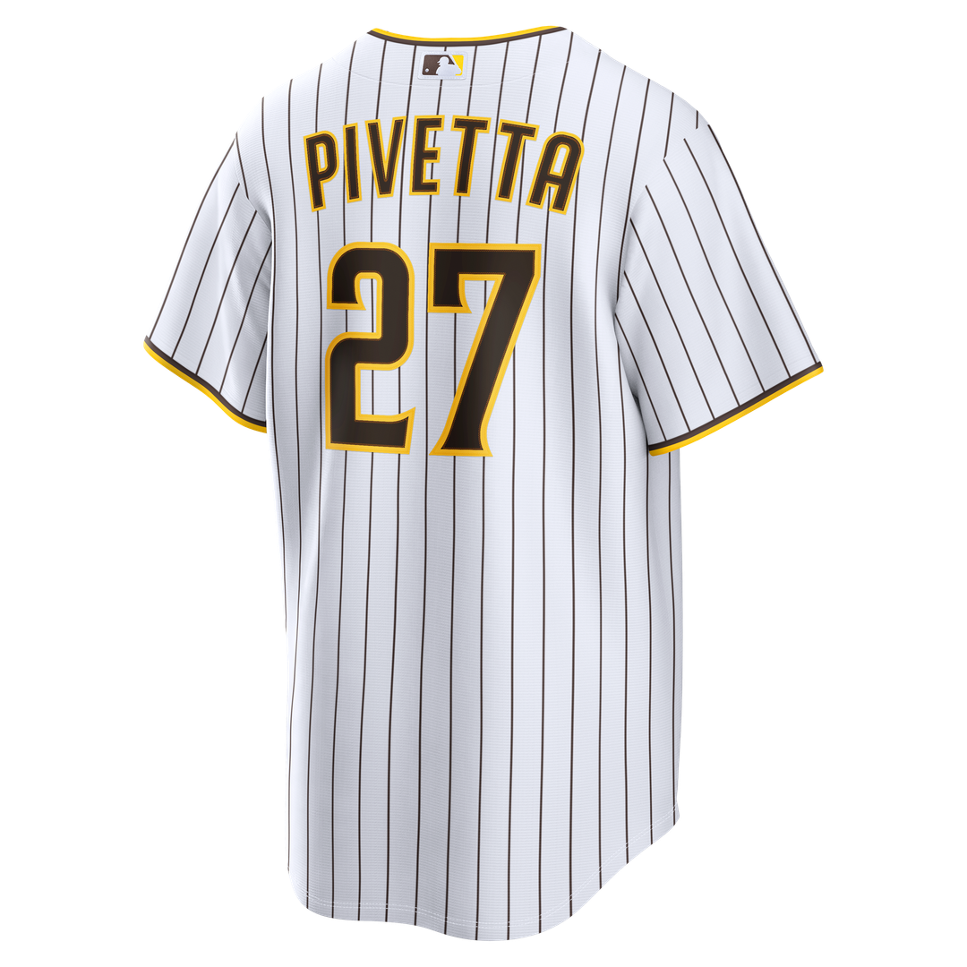 Men's San Diego Padres Nick Pivetta White Home Replica MLB Baseball Jersey - view 3