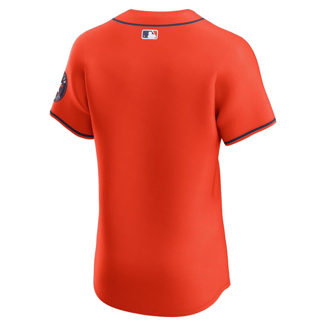 Men's Houston Astros Navy Alternate 2 Elite MLB Baseball Jersey - view 9