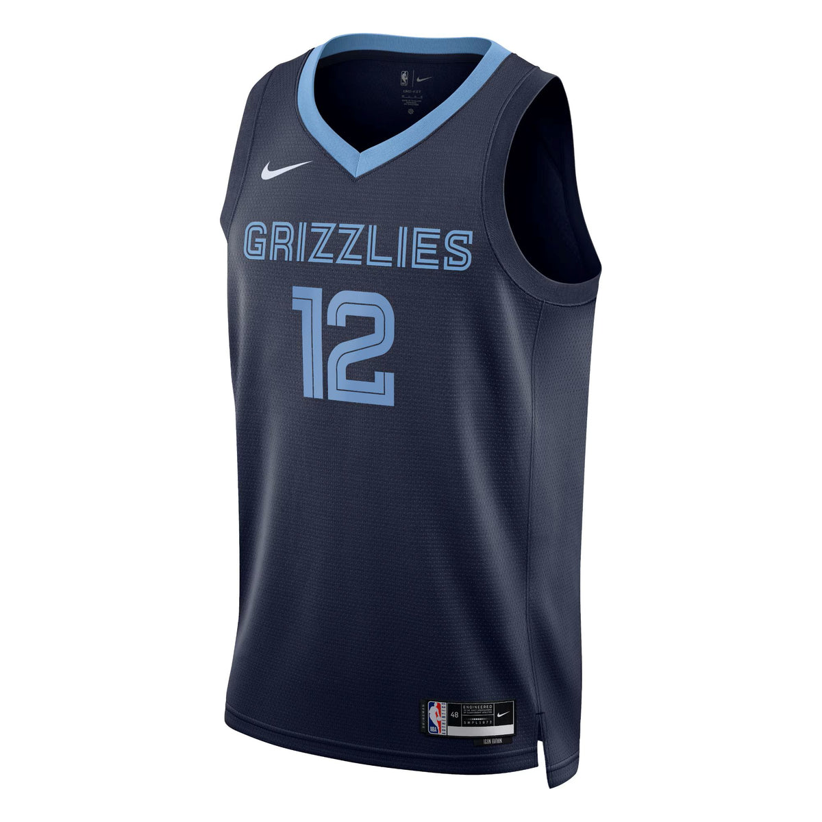 Unisex Memphis Grizzlies Icon Edition Swingman NBA Basketball Jersey - Ja Morant - view 3