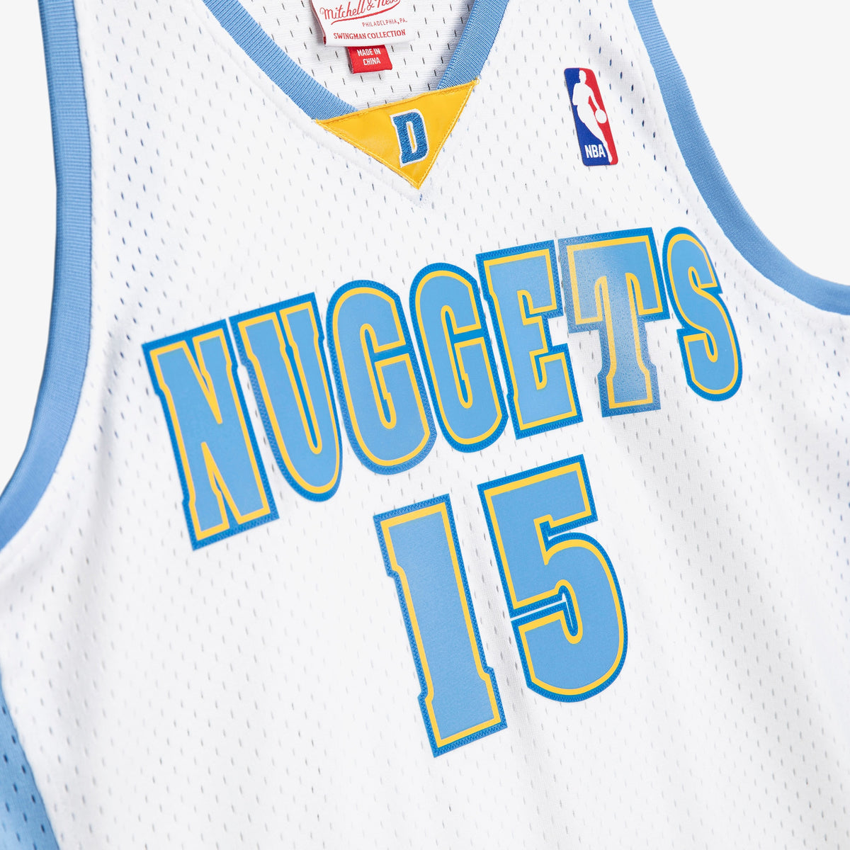 Men's Denver Nuggets Carmelo Anthony 2006 Swingman NBA Basketball Jersey - White - view 6