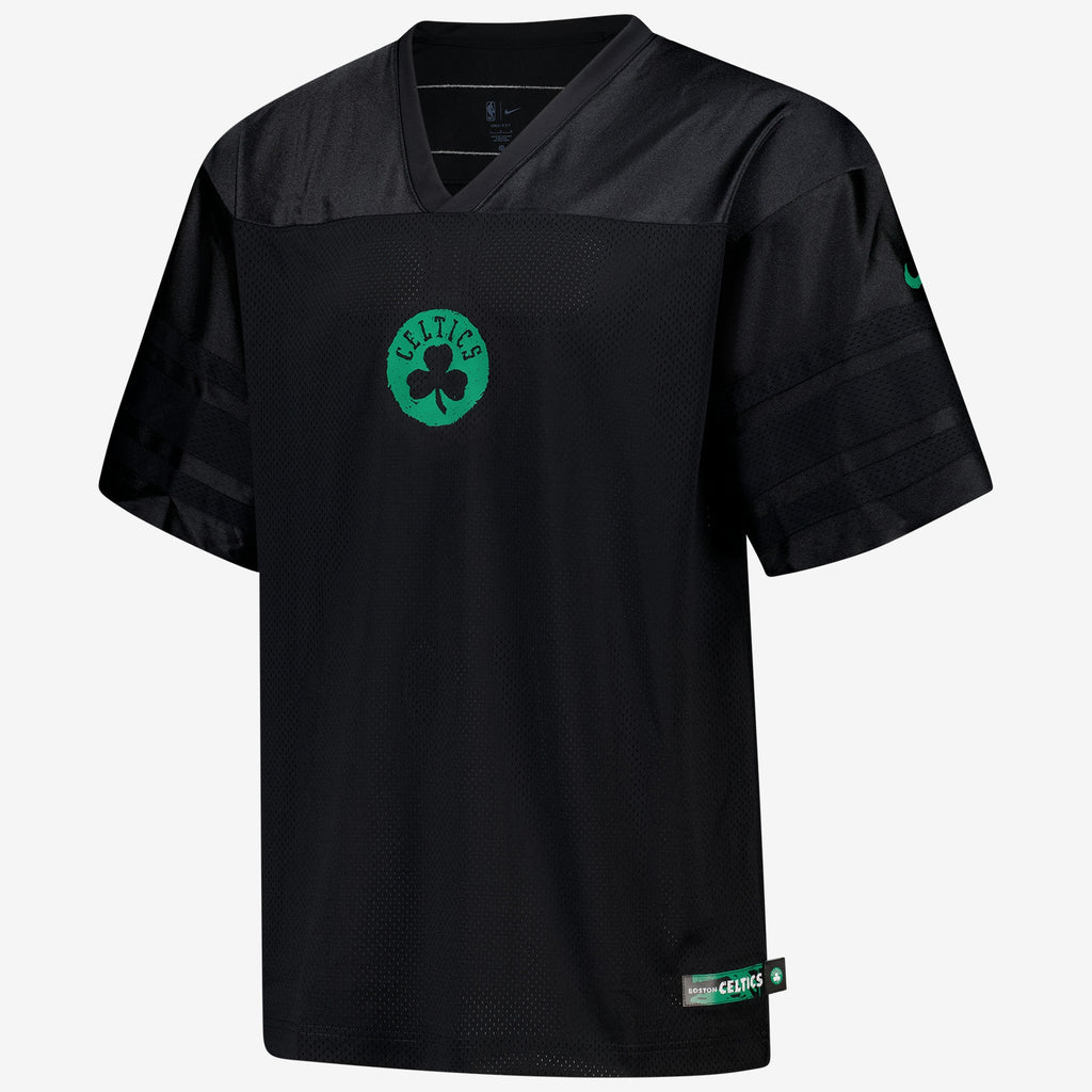 Men's Boston Celtics Courtside Football NBA Basketball Jersey - Black - view 3