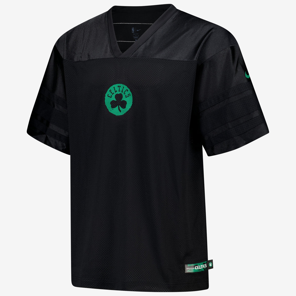 Men's Boston Celtics Courtside Football NBA Basketball Jersey - Black - view 3
