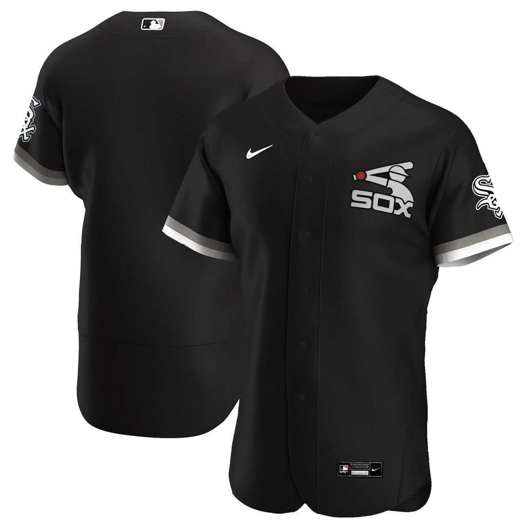 Men's Chicago White Sox Black Alternate MLB Baseball Jersey - view 1