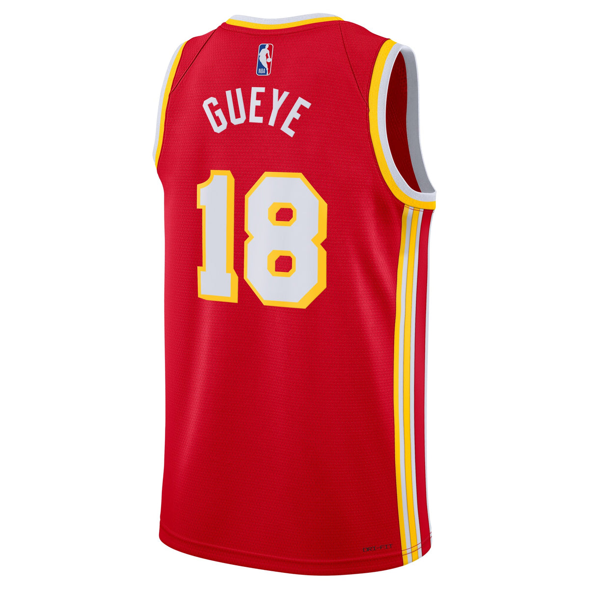 Unisex Mouhamed Gueye Atlanta Hawks Icon Edition Swingman NBA Basketball Jersey - Red - view 4