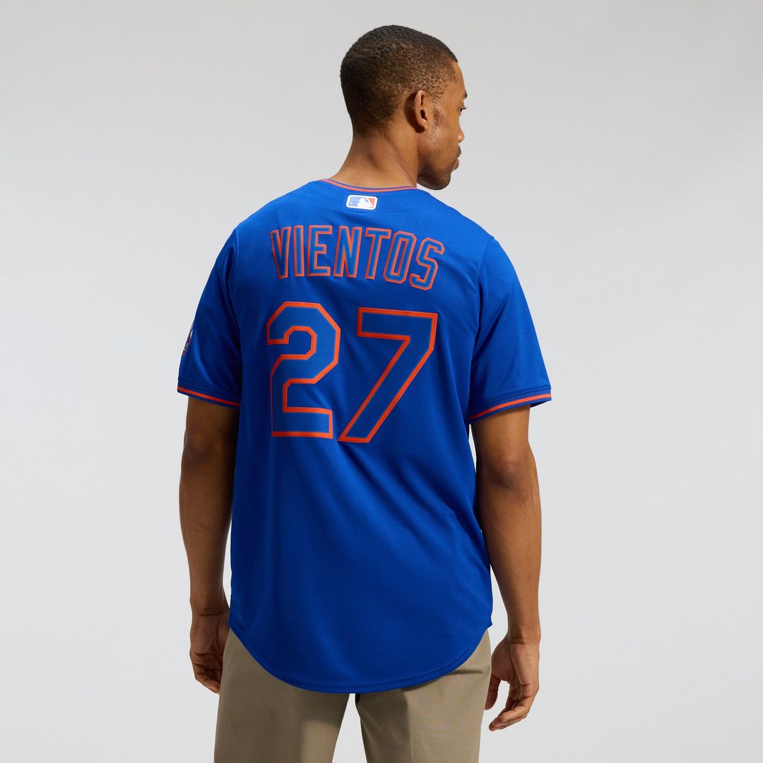 Men's New York Mets Mark Vientos Gray All-Star Limited MLB Baseball Jersey - view 32