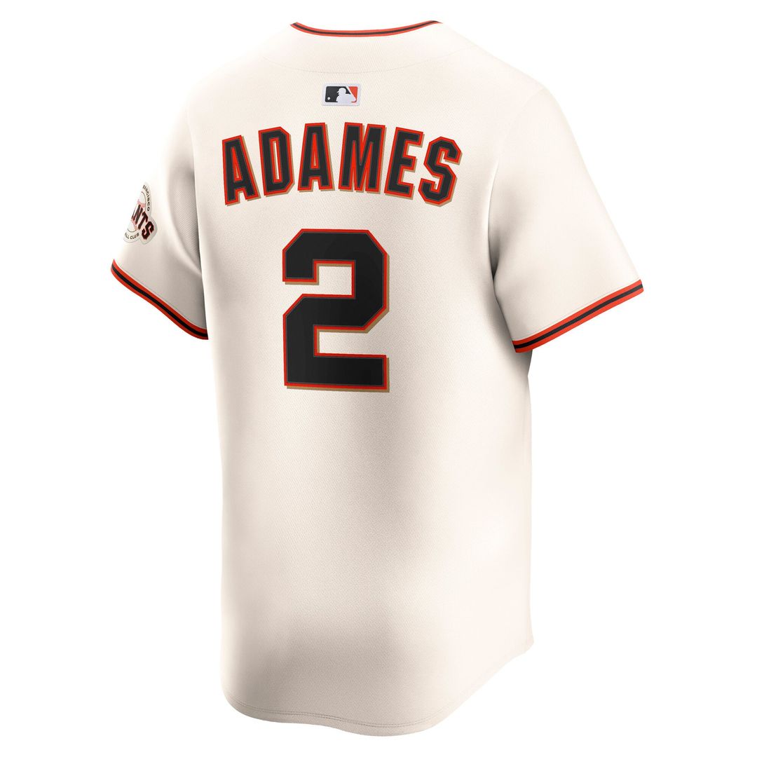 Men's San Francisco Giants Willy Adames Cream Home Limited MLB Baseball Jersey - view 3