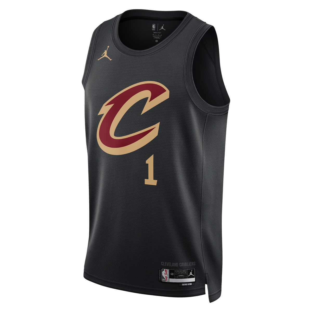 Unisex James Harden Cleveland Cavaliers Statement Edition Swingman NBA Basketball Jersey - Black - view 3