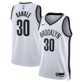 Unisex Julius Randle Brooklyn Nets Association Edition Swingman NBA Basketball Jersey - White - view 1