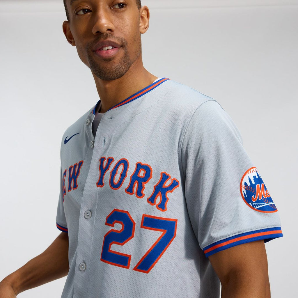 Men's New York Mets Mark Vientos Gray All-Star Limited MLB Baseball Jersey - view 25