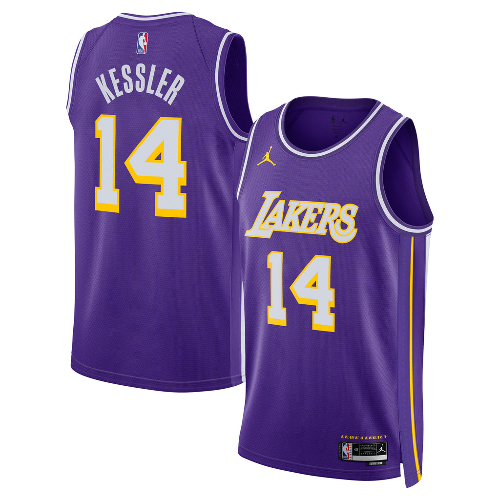 Unisex Walker Kessler Los Angeles Lakers Statement Edition NBA Basketball Jersey - Purple - view 2