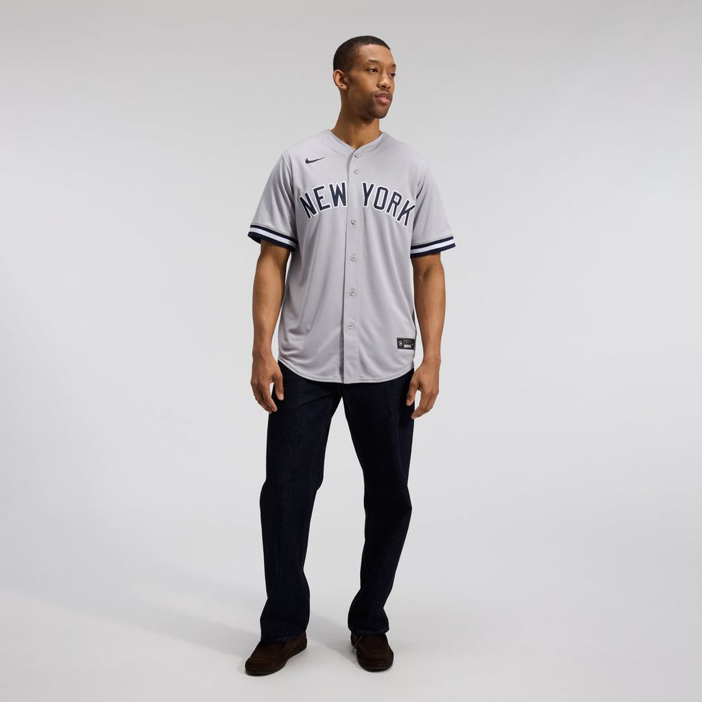 Men's New York Yankees Anthony Volpe Gray Road Replica MLB Baseball Jersey - view 4