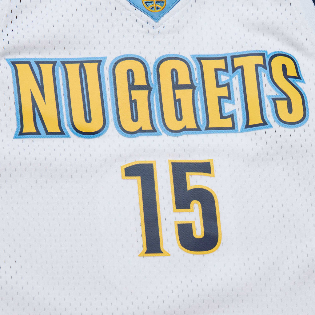 Men's Nikola Jokic White Denver Nuggets 2016/17 Throwback Swingman NBA Basketball Jersey - view 7