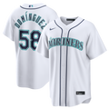 Men's Seattle Mariners Seranthony Domínguez White Home Replica MLB Baseball Jersey - view 1