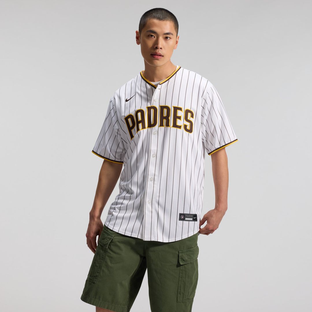 Men's San Diego Padres White Home Replica MLB Baseball Jersey - view 15