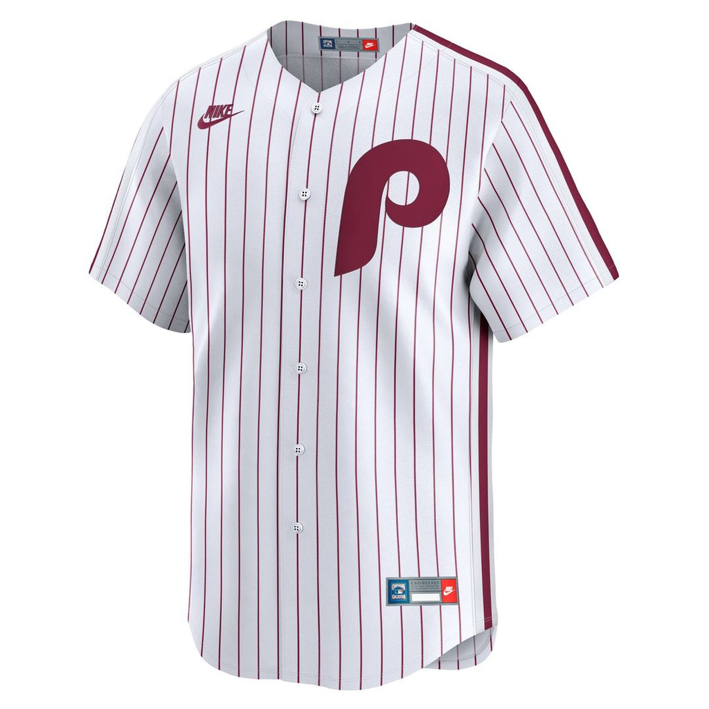 Men's Philadelphia Phillies White Cooperstown Collection Limited MLB Baseball Jersey - view 2