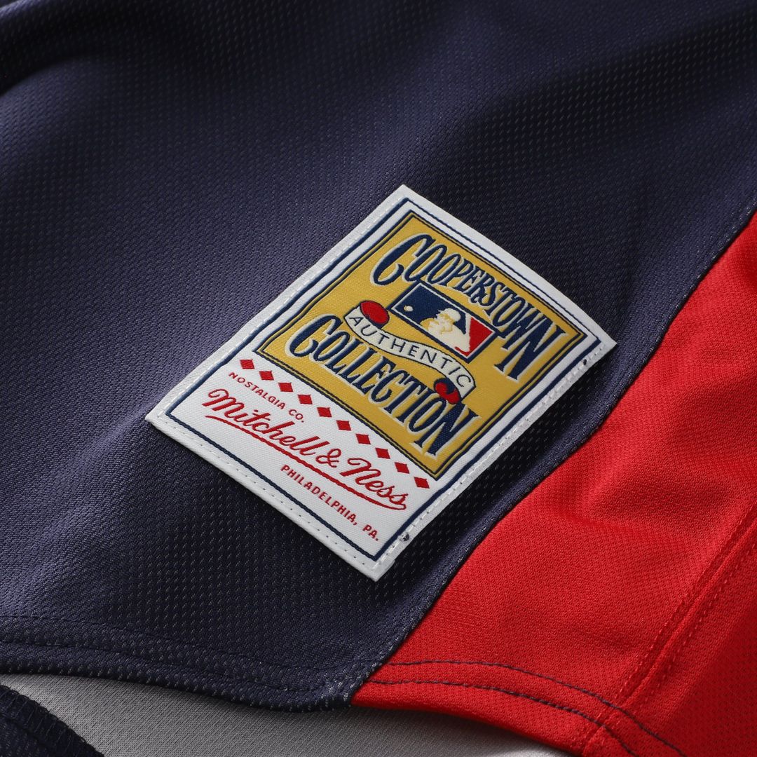 Men's Atlanta Braves Chipper Jones Navy Batting Practice MLB Baseball Jersey - view 7