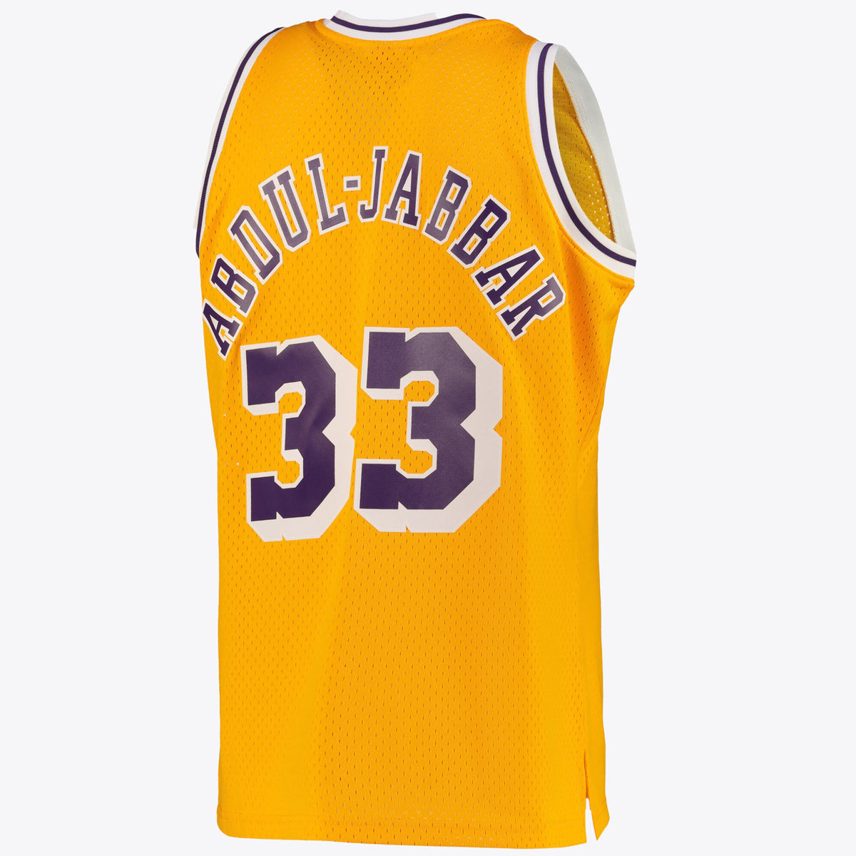 Men's Los Angeles Lakers Kareem Abdul-Jabbar Road Swingman NBA Basketball Jersey - Light Gold - view 3