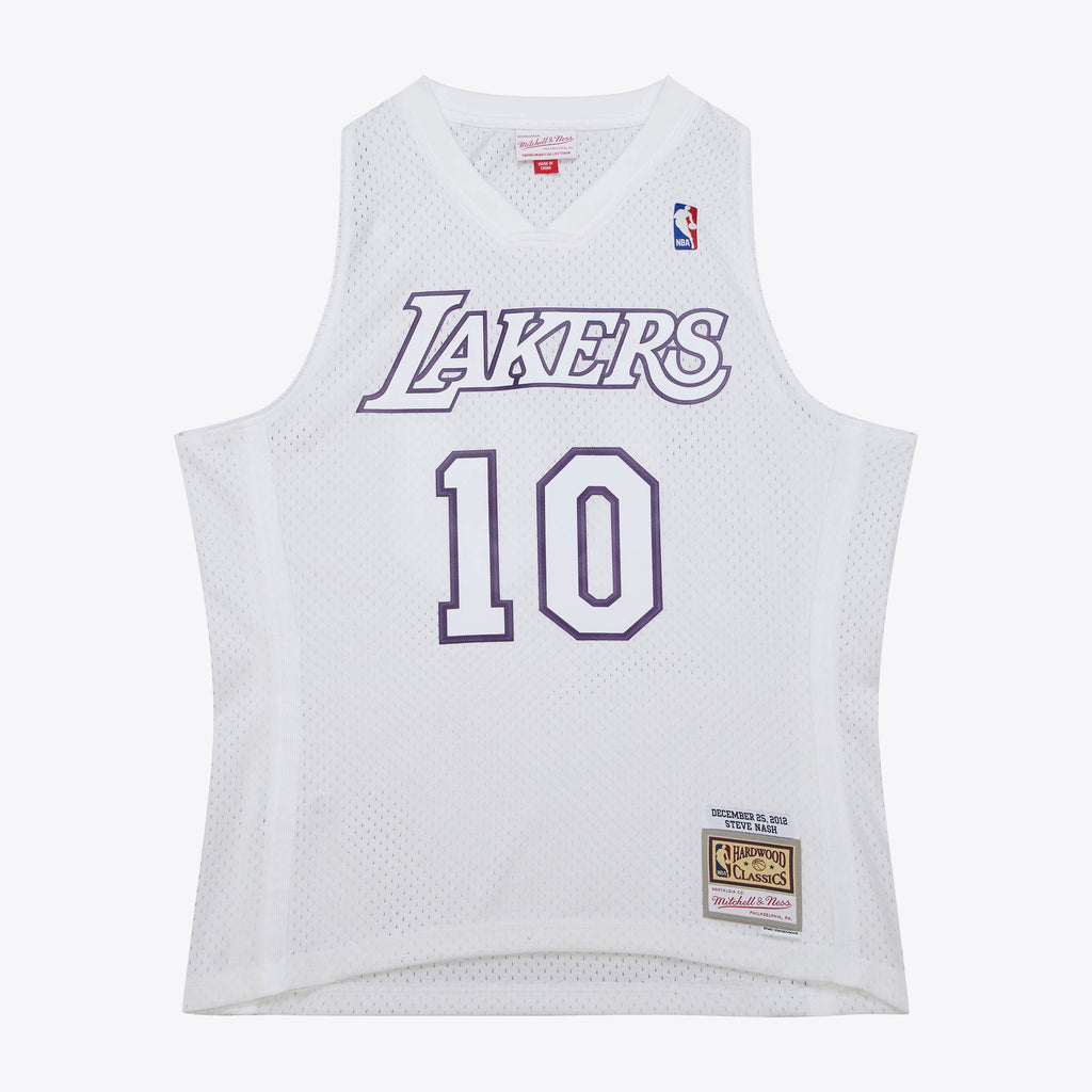 Men's Los Angeles Lakers Steve Nash 2012 Day NBA Basketball Jersey - White - view 3
