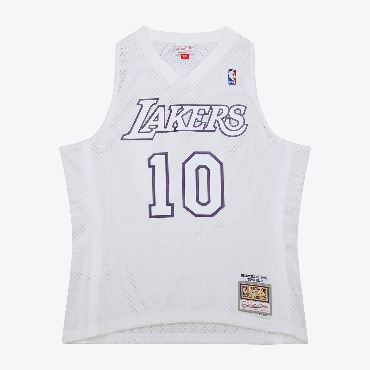 Men's Los Angeles Lakers Steve Nash 2012 Day NBA Basketball Jersey - White - view 3