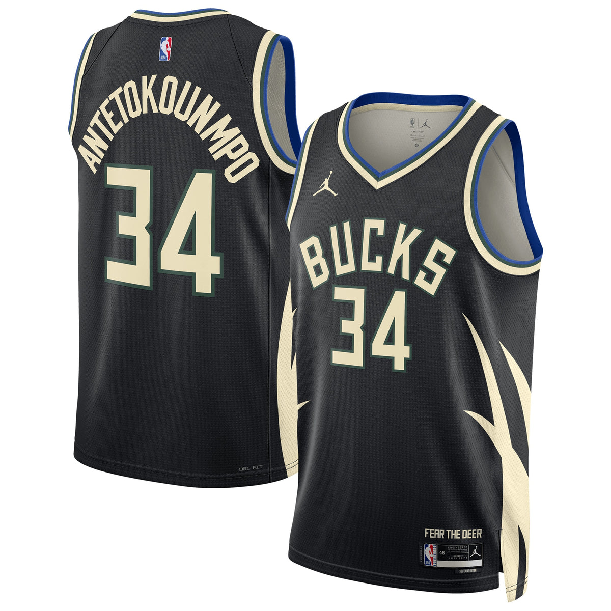 Men's Milwaukee Bucks Giannis Antetokounmpo NBA Swingman Jersey - view 1