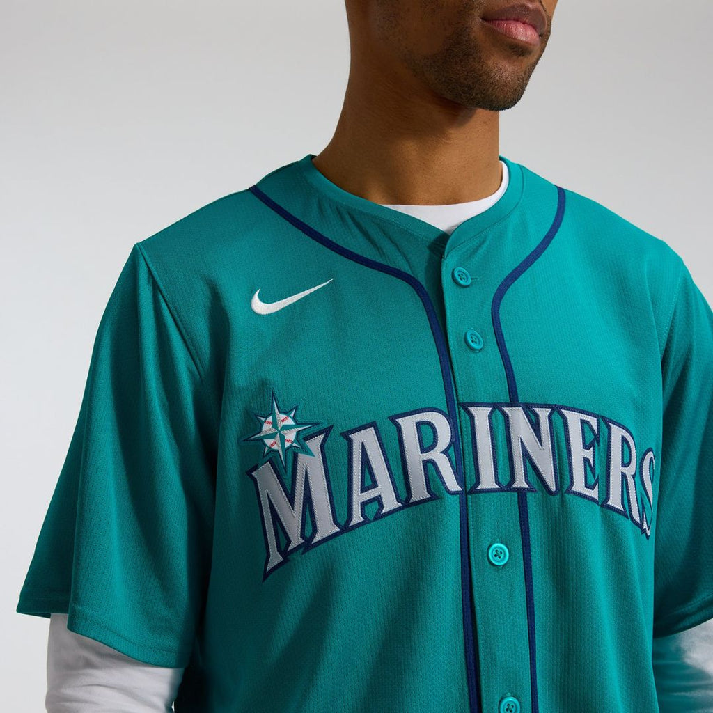 Men's Seattle Mariners Cal Raleigh Teal Alternate Limited MLB Baseball Jersey - view 10