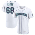 Men's Seattle Mariners George Kirby White Home 50th Season MLB Baseball Jersey - view 1