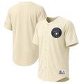 Men's Milwaukee Brewers Cream Fashion MLB Baseball Jersey - view 1