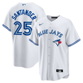 Men's Toronto Blue Jays Anthony Santander White Home Replica MLB Baseball Jersey - view 1